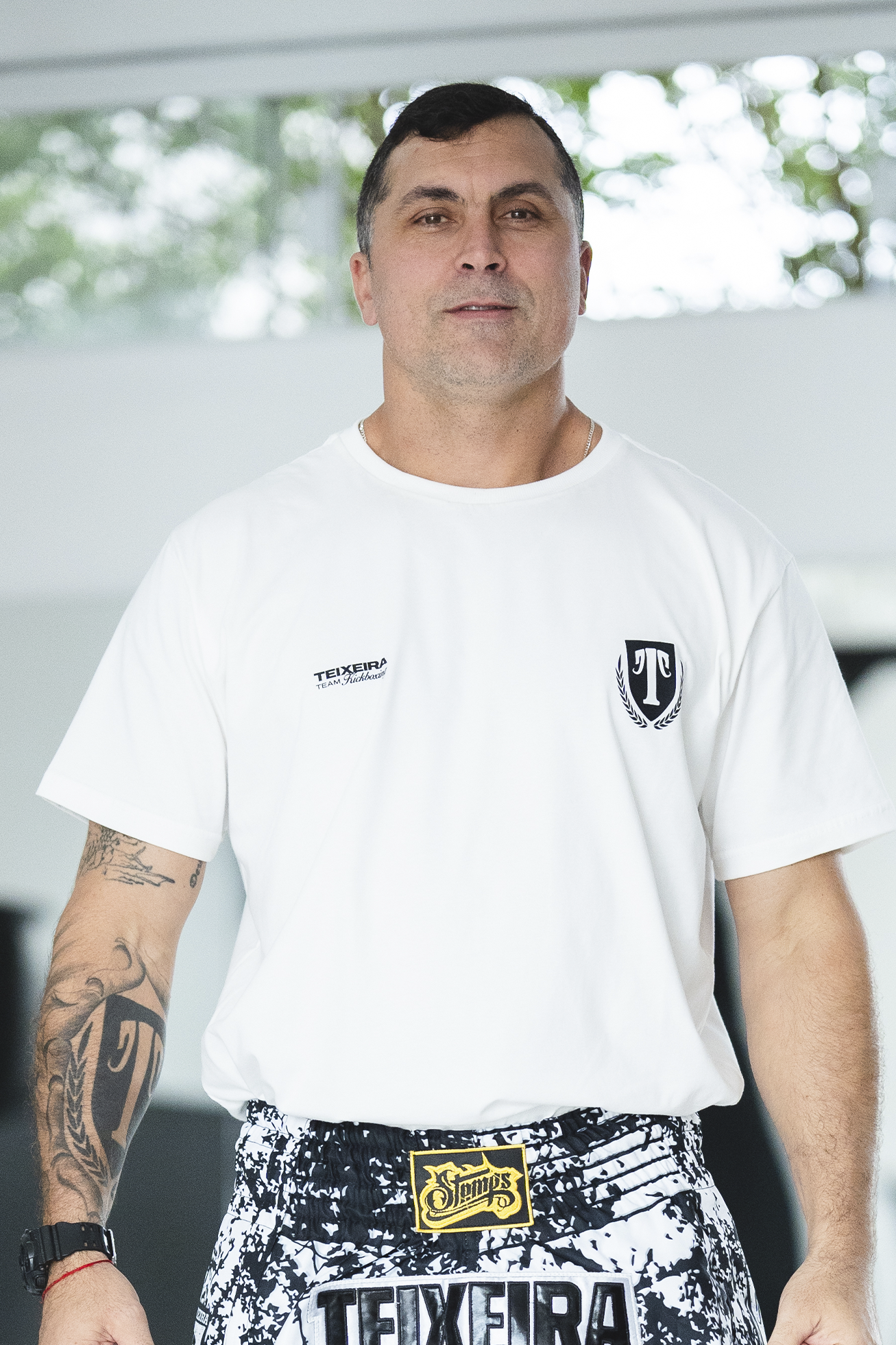 Mestre Rafael Teixeira, fundador e professor principal da Teixeira Team, Muay Thai e Kickboxing em Curitiba